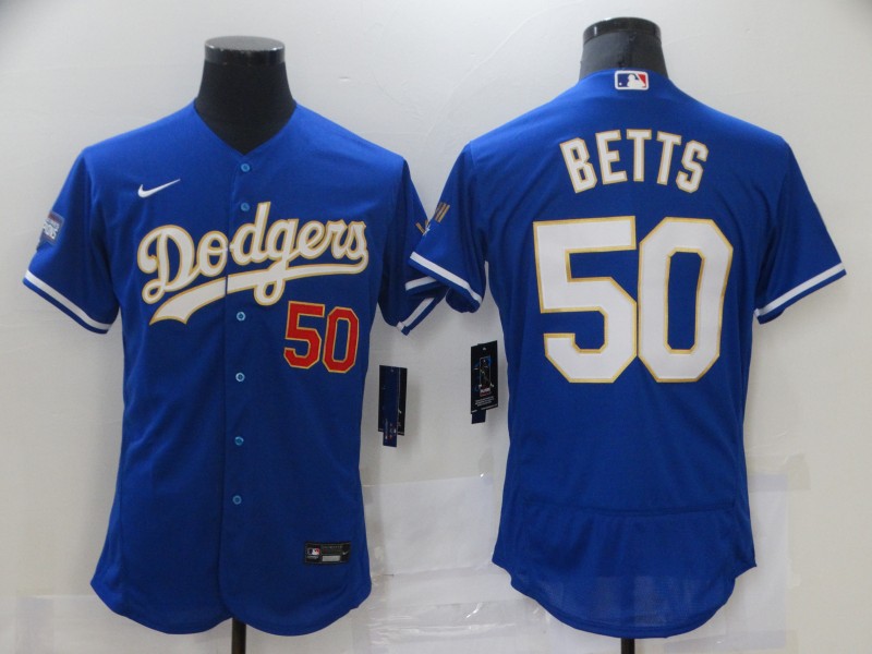 Dodgers 50 Mookie Betts Royal Nike 2021 Gold Program Flexbase Jersey,We sell and wholesale Dodgers 50 Mookie Betts Royal Nike 2021 Gold Program Flexbase Jersey on line form chian!